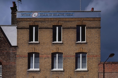 Lawrence Weiner, Within A Realm of Relative Form, 2005