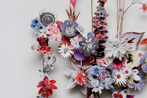 Flower construction #37 by Anne Ten Donkelaar