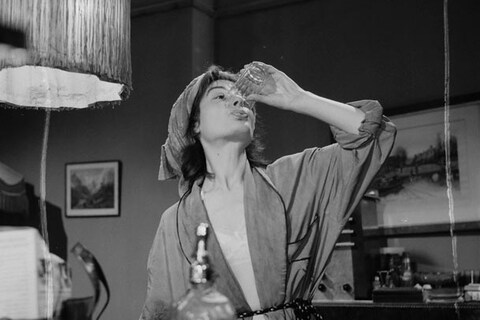 Yvonne Mitchell in Woman in a Dressing Gown