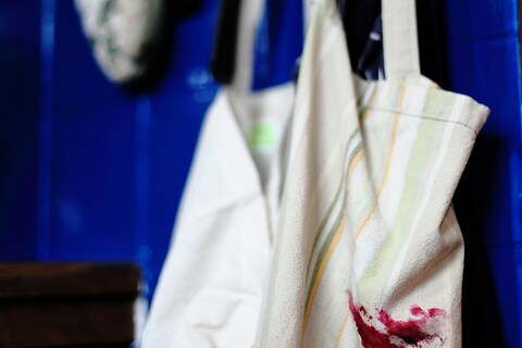 A &#39;bloodied&#39; apron
