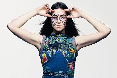 Charlotte Gainsbourg in Balenciaga by Nicolas Ghesqui&#232;re S/S