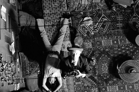 Cecil Beaton, Self-Portrait with Mick Jagger, on the set of 