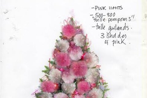 Christmas trees in Hackney
