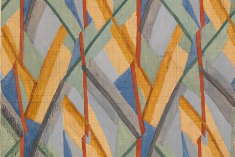 Key 93 Design for Omega Workshops Fabric