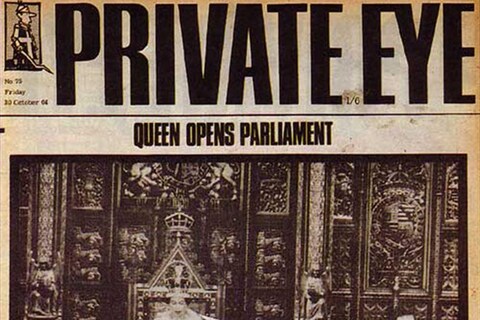 Private Eye front cover, No.75, 30 October 1964