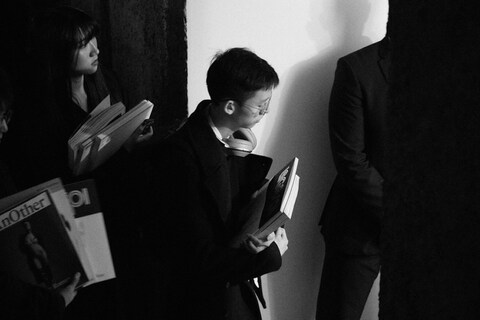 Rick Owens Signing Book Another Magazine 2019