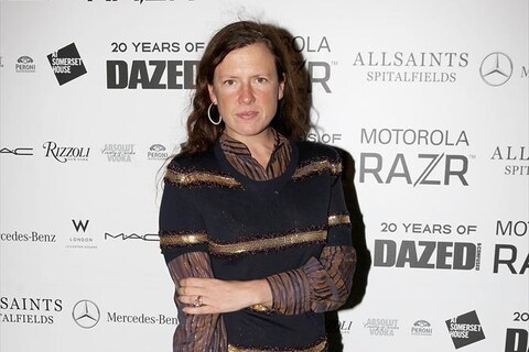 Katie Grand at the Dazed 20th Anniversary Exhibition and Boo