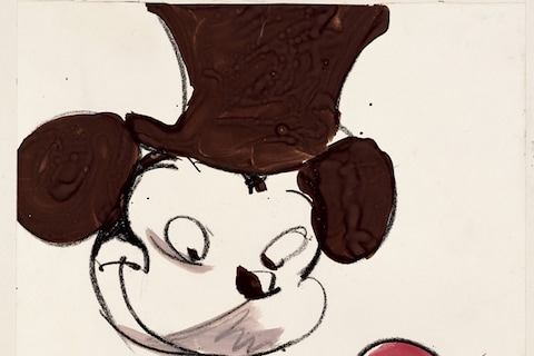 Study for Announcement for One-Man Show at Dwan Gallery – Mi