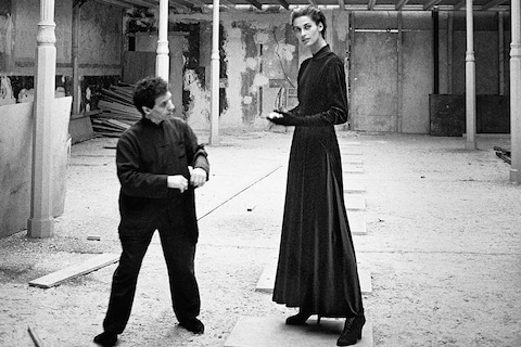 Peter Lindbergh Azzedine Alaïa &amp; Vanessa Duve, Paris, 1989