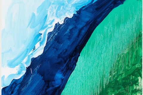 Crashing Wave, Mary Heilmann