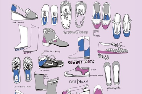 Daily Purchase Drawings: Shoes, 2006-2014