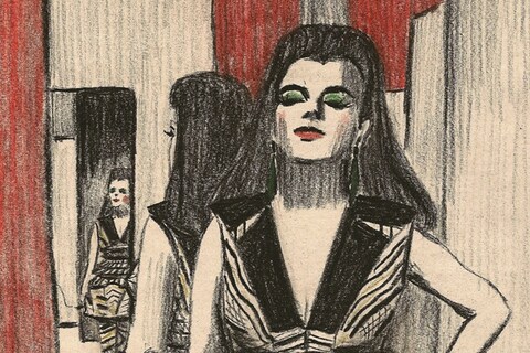 GIvenchy S/S 10 Illustrations by Zoe Taylor