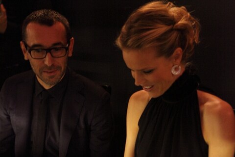 Eva Herzigova and Artistic Director of Berluti Alessandro Sa