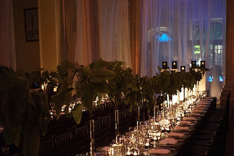 Dinner table at the Rector&#39;s Office in Istanbul University