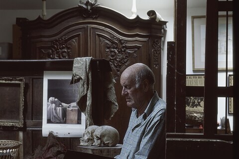 James Reeve in his Studio, Somerset