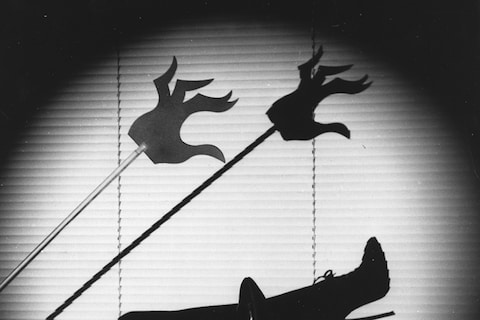 Untitled (Sandy Stagg Models The Miss General Idea Shoe and 