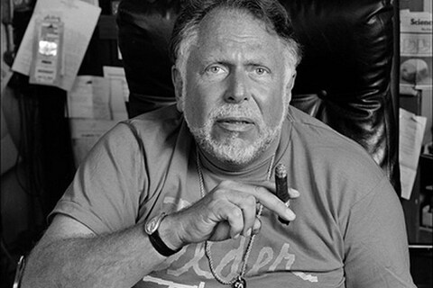 Al Goldstein in the Screw office