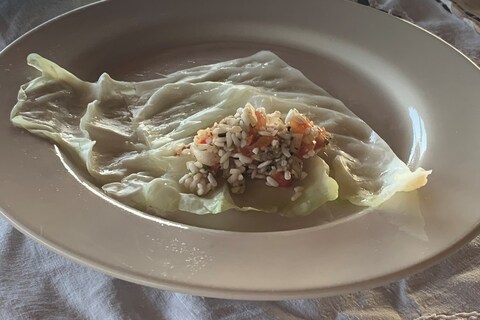 Laila Gohar Recipe Cabbage Vegetarian New York Chef Column