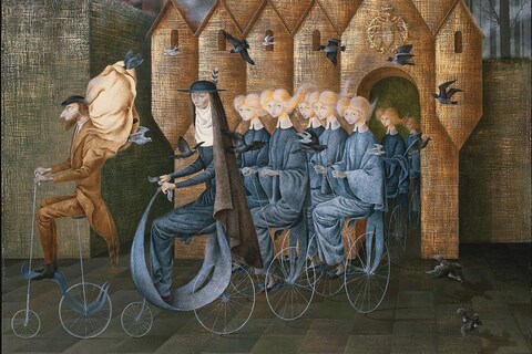 Remedios Varo - To The Tower 1961. Private collect