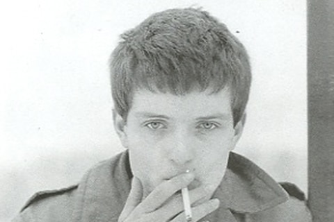 Ian Curtis photographed by Kevin Cummins, 1979