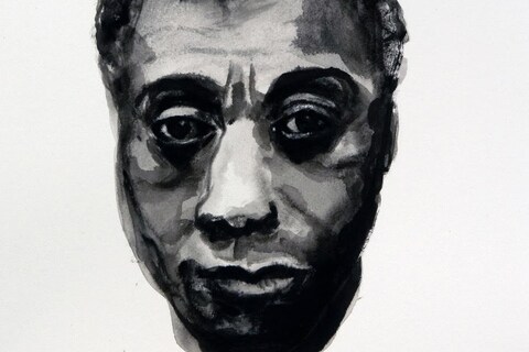 Marlene Dumas, James Baldwin (from the series Great Men), 2