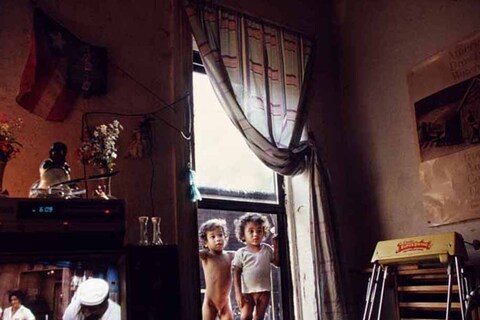 Joseph Rodriguez, Jason and Anthony looking into Rodriguez h