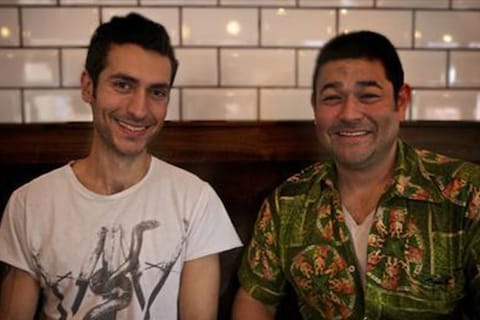 Logan Plant and Byron Knight of Duke&#39;s Brew &amp; Que