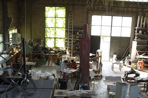 Beverly Pepper&#39;s Studio at Villa Olivola
