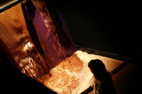 Bompas &amp; Parr Chocolate Waterfall bridge