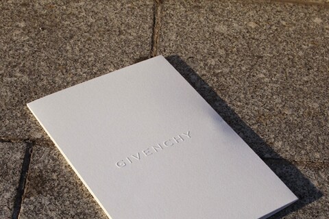 Givenchy S/S12 invitation designed by M/M (Paris)