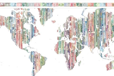 Justine Smith, Time is Money Map, 2011