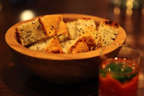 Chia bread at Lima