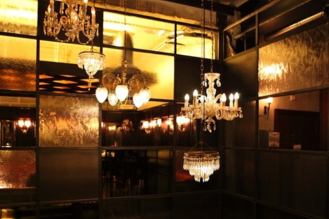 Lighting at Dishoom