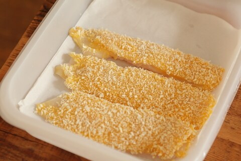 Breaded fish