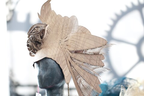 Headpiece by Emma Yeo