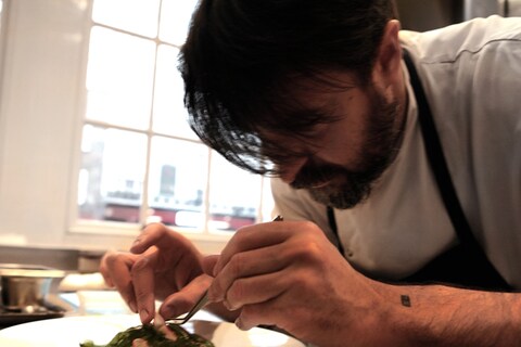 Nuno Mendes with tweezers