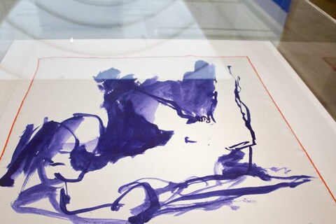 Tracey Emin at Louis Vuitton New Bond Street Maison