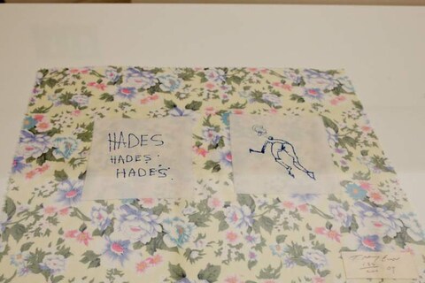 Tracey Emin at Louis Vuitton New Bond Street Maison