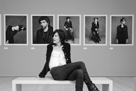 Anna Mouglalis at The Little Black Jacket Exhibition at Saat
