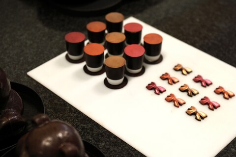Pierre Marcolini chocolate bear accessories