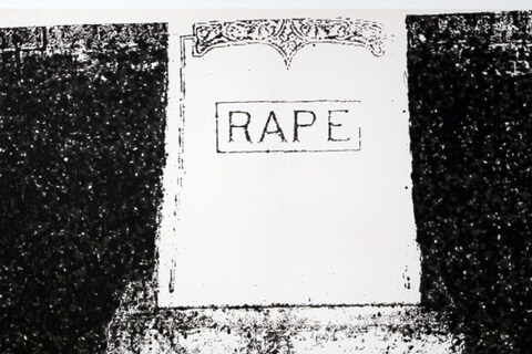 R.A.P.E., Nate Lowman, 2010