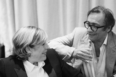 Marianne Faithfull &amp; Fran&#231;ois Ravard at the Spotlight Salon