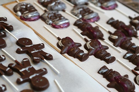 Christmas chocolates at Melt