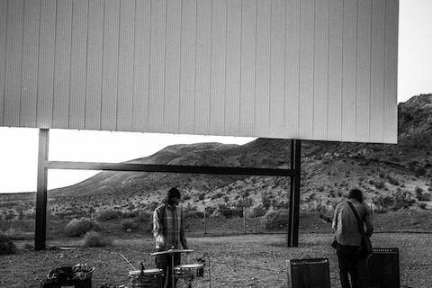 No Age performing at the Skyline Drive-In, Barstow