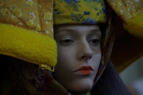 Model backstage in Kenzo archive