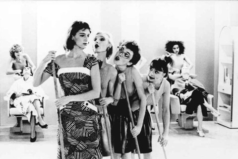 Still from The Golden Eighties (1986) by Chantal Akerman