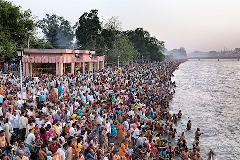 Kumbh Mela shore