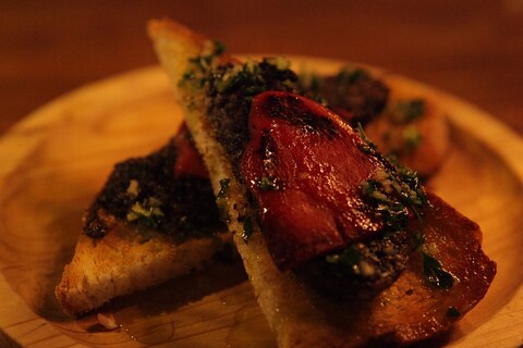 Spanish black pudding at the Black Pig