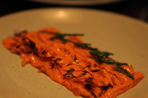 Salmon tiradito at Lima