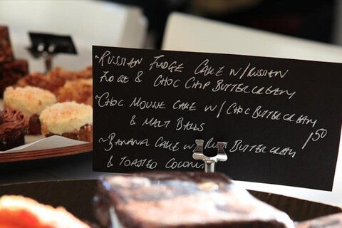 Cakes at The Modern Pantry